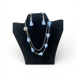 Elegant Blue Jewelry Set